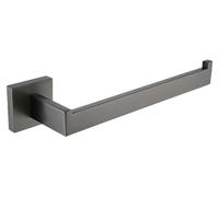 Badaccessoireset - Porte-serviettes et porte-rouleau de papier toilette - Finition gun metal