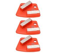 Badafaci 3 Disques de Meulage Diamant Trapézoïdaux, 2 Longues Dents | Chaussures de Meulage Trapézoïdales, Bloc Abrasif diamanté, Faible Bruit, Grossier 60, Compatible avec les Meuleuses à Béton