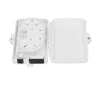 Badafaci Boîte de Distribution de Fibre, Boîte à Bornes à Fibre Optique à Montage Mural IP65 avec Plateau de Connecteur ABS, Routage de Câbles séparé et épissage centralisé, pour Réseaux Intérieurs et