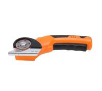 Badafaci Ciseaux électriques sans Fil 1500 MAh, Lumière LED (ORANGE) | Tête en Tungstène en Acier Inoxydable, Coupe Carton, Cuir Tapis Tissu Feutre Tapis en Plastique, Chargement Type C