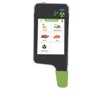 Badafaci Compteur Geiger Numérique Portable, Testeur de Nitrate Alimentaire, Détecteur de Radiation pour Poisson, Viande, Fruit, Légume, sécurité avec Affichage 3 Couleurs (BLACK)