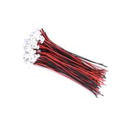 Badafaci Connecteur JST 1,25 Mm, Prise 2P 3P à Angle Droit, 20 Pièces | Kit de Connecteurs JST, Fiche de Connecteur Mâle et Femelle, Câble de 100 Mm, âme en Cuivre étamé, Isolation en PVC,