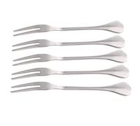 Badafaci Ensemble de Brochettes de Barbecue en Acier Inoxydable, 5 Pièces, Fourchettes de Barbecue, Brochettes de Support pour Hot-dog, Poignée épaissie, Facile à Nettoyer, pour la Cuisine en Plein