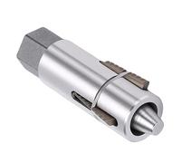 Badafaci Extracteur de Vis Cassée pour Valve de Tuyau, Outil Robuste de | Construction en Acier No 45, Conception à Double Diamètre pour Démontage Rapide, Interface Hexagonale pour Utilisation avec