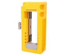 Badafaci Gabarit de Routeur de Charnière de Porte, Gabarit de Mortaise de Charnière de Porte en Plastique avec Foret de Routeur et Foret à Centrage Automatique, Réglable pour Charnières de 3 à 5
