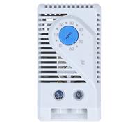 Badafaci Interrupteur de Contrôleur de Température, Réglable 0-60°C | Thermostat Mécanique, Normalement pour Contrôle du Ventilateur, Grande capacité de Commutation 250VAC 10A, pour Armoires