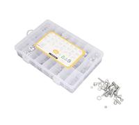 Badafaci Kit d'assortiment de 520 Boulons et écrous en Acier Inoxydable 304, Kit d'assortiment de Vis Métriques avec Tête à Six Pans Creux, Boulons, écrous et Rondelles Plates pour la Maison, le