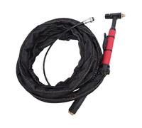 Badafaci Kit de Torche de Soudage TIG TIG 150 Long 5 M Connecteur écrou | Capuchon en Laiton, Housse en Denim, Travaux de Pipeline, Acier Inoxydable, Compatibilité Série WS, Torche de Soudage à