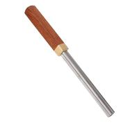 Badafaci Lime à Frettes de Guitare, Lime à Bord diamanté avec Poignée Ergonomique en Acajou, Outil de Luthier Portable Léger pour le Dressage des Extrémités de Frettes sur Guitares et Ukulélés
