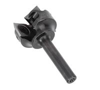 Badafaci Mèche de Routeur d'aplatissement de Dalle Mèche de Surface de Spoiler en Carbure 1 4 Tige 1 Pouce de Diamètre de Coupe 4 Cannelures pour Fraiseuse CNC Rabotage du Bois Rainurage sur Bois