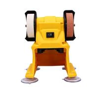 Badafaci Mini Meuleuse sans Fil sans Fil Compatible 5500 Tr/min Petite Ponceuse Polisseuse avec 4 Ventouses Protections Métalliques pour Meulage Affûtage Polissage Métal