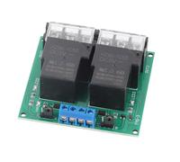 Badafaci Module de Relais Bidirectionnel Module de Relais d'isolement Optocoupleur 30A DC12V avec Déclencheur de Niveau Haut et Bas Terminal de Barrière de 9,5 Mm Contrôle Stable pour les Projets