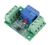 Badafaci Module de Relais Bistable DC 12 V, Carte de Commande de Relais Monocanal avec Bornes à Vis, Déclencheur de Bas Niveau, Commutation à Bascule 10 A pour la Domotique, l'électronique de