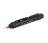 Badafaci Multimètre de Type Stylo, Testeur de Tension Numérique ABS 1 MV à 600 V avec Lampe de Poche de Détection NCV et Identification Automatique, Test de Diode de Fréquence AC DC pour