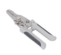 Badafaci Pince à Sertir Coupe-fil Automatique 10-22 AWG avec Lame en Acier CrV et Poignée Antidérapante en PVC pour Dénuder et Envelopper les Fils électriques