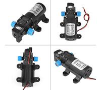 Badafaci Pompe à Eau à Membrane 12 V CC, Micro Pompe à Eau Auto-amorçante PPS 45 W 4 L Min Borne de Connexion Rapide à Faible Bruit, pour les Utilisateurs de Pulvérisation de Nettoyage de