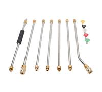 Badafaci Rallonge de Lance pour Nettoyeur Haute Pression 4000 Psi 1,4 Po | Ensemble de Buses à Connexion Rapide, Raccord en Laiton Massif, Embouts de Pulvérisation, Nettoyage de Véhicules et de