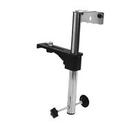 Badafaci Support de Niveau de Réglage Fin, Filetage Mâle 6 Mm 15 Mm, Base Rotative à 360 Degrés, Hauteur Réglable de 1 à 20 Cm, Support Mural avec 5 Boutons et échelles de Verrouillage