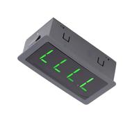 Badafaci Tachymètre de Moteur, Compteur de Vitesse à LED Verte à 4 Chiffres avec Capteur de Commutateur de proximité NPN Hall, 10 à 9999 Tr/min, 8 à 24 V CC, pour Tests de Moteurs Industriels et