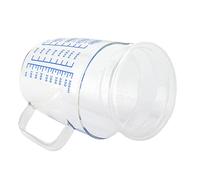 Badafaci Tasse à Mesurer en Verre avec Couvercle, Pichet à Mesurer à Haute Teneur en Borosilicate, Poignée à Double échelle pour la Cuisson, la Préparation à la Cuisson, la Chaleur Directe et (500ML)