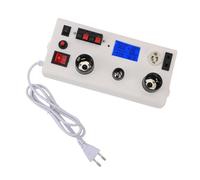 Badafaci Testeur de Puissance D'ampoule LED, Compteur de Tension Multifonctionnel, Courant, avec Prise PC en Bronze Phosphoreux pour E27 E14 GU10, Test de Prise à 2 Broches (UE 85-265V)