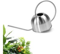 BADCRIS Arrosoir INOX Long Bec 1,5 L pour Plantes Intérieur Jardin | Acier Inoxydable Durable, Arrosoir Plantes d'Intérieur, Versement Précis, Idéal Maison Bureau Fleuriste et Terrasse