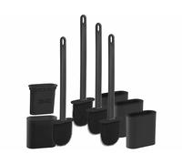 BadeStern 4 brosses pour WC en silicone - coloris noir