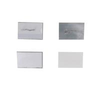 Badge Avec Epingle 40x60mm En Pvc - Boite De 50