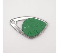 Badge de proximité Intratone RFID Vert - Réf. 08-0106 - Accès copropriété et immeuble - Programmation par syndic ou installateur agréé obligatoire + 1 Goodies DOMOBIP