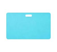 Badge effaçable en silicone, bloc-notes collant, stylo à bille, écriture et effaçable à l'alcool, mini tableau blanc effaçable réutilisable pour infirmières, médecins, professionnels de la santé (bleu