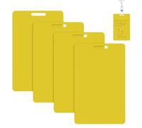 Badge effaçable - Mini tableau blanc effaçable 8,5 x 5,4 cm, largement applicable | Mini mémo d'essuyage de tableau blanc avec disposition verticale, bloc-notes d'insigne pour les hôpitaux, bureaux, h