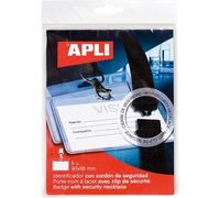 Badge Porte-Nom Avec Cordon - 90 X 56 Mm - 5 Unités - Apli