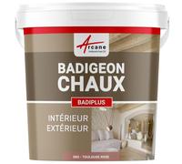 Badigeon Chaux Mur Intérieur, Façade Extérieure 5 kg Toulouse - Rose | Finition Mate Minérale, Microporeux, Laisse Respirer, Murs, Façade, Ciment, Pierre, Intérieur Extérieur - Arcane Industries