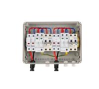 BADIKA Coffret de Combinaison photovoltaïque avec Protection 2 entrées 2 Sorties DC 600 V MCB SPD 1000 V Boîte à fusibles IP65(DC Fuse 20A)