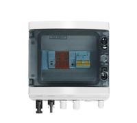 BADIKA Coffret de Combinaison PV TOMZN avec photovoltaïque Solaire 1 entrée 1 Sortie DC 600 V Fusible MCB SPD Box IP65(32A DC MCB)