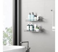 badkamerrek wandrek badkamer plank douchemand badkamer organizer doucheplank plank voor badkamer, 2 Pieces