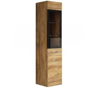 Armoire de rangement Rio 131 cm - Badplaats - Chene Marron - Haut placard colonne