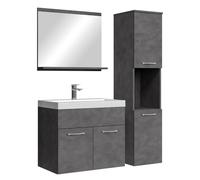 Badplaats B.V. Meuble de Salle de Bain Montreal 60 cm lavabo Matera - Armoire de Rangement Meuble lavabo evier Meubles