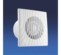 Badventilator Einbaulüfter Badlüfter Lüfter Wandlüfter Ventilator WC Bad Küche leise Ø 150 mm WA Kleinraumventilator