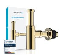 Bächlein Design Siphon universel pour lavabos & vasques - or