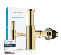 Bächlein Design Siphon universel pour lavabos & vasques - or