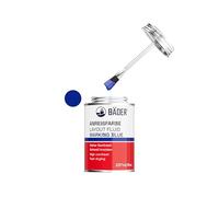 Bäder Lackfabrik Peinture de traçage bleu transparent - Boîte de 237 ml avec pinceau, agent de contraste, traitement de la pièce, peinture spéciale pour surfaces métalliques