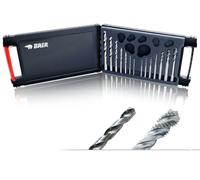 BAER Jeu de tarauds M3 - M12 HSSG : taraud machine + taraud à carotter - Taraud et taraud hélicoïdal en kit - Taraud pour trou borgne
