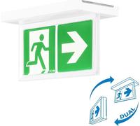 BAES évacuation SATI - 45lm/1h - IP43 IK07 - Pose mur/plafond - Visibilité+ - LUMINOX - 16125