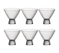 Bafnsiji Coupes de crème glacée en Verre, Verres à Cocktail Martini, Bols à Dessert Pieds, Bols à Dessert en Verre de Cuisine, Milkshake Sundae Sundae Plats Bols, Bols à Cocktail Pied Sundae,D