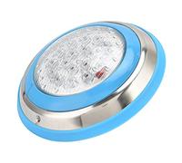 BAFOVY Applique Murale sous-Marine à LED pour Piscine en Acier Inoxydable AC12 V IP68 30 X 30 X 7 Cm avec Lentille PC 50 000 Heures LED pour Piscines d'hôtel, Aquariums, éclairage Extérieur de (18W)