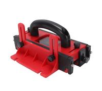 BAFOVY Bloc Poussoir pour Travail du Bois pour Scie sur Table avec 4 Bandes | Pied de Support Central Réglable, Matériau ABS, Compatible avec Scie à Ruban, Table de Défonceuse et Dégauchisseuse