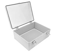 BAFOVY Boîte de Jonction électrique Boîtier de Jonction étanche ABS Couvercle Transparent IP66 IP65 400 X 300 X 170 Mm Boîte de Boîtier Murale pour Contrôle de Distribution d'énergie Intérieure et