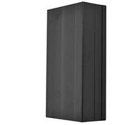 BAFOVY Boîte de Projet en Alliage d'aluminium pour Bricolage électronique, Boîtier Noir Sable, Dissipation Facile de la Chaleur, étui de Protection Durable 55x106x200mm pour Contrôleurs et Circuits