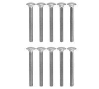 BAFOVY Boulon à Vis M8 A2 70 Boulons de Carrosserie en Acier Inoxydable 30 Pièces DIN603 Tasse Carrée Filetage Grossier M8x1,25 pour l'assemblage de Meubles, la Réparation de Connexions en Bois et